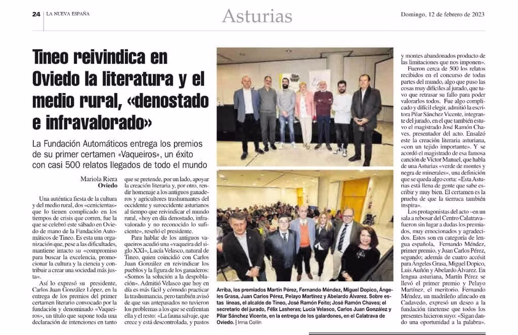 Acto de entrega de Premios de la Fundación Automáticos en el Centro Calatrava.